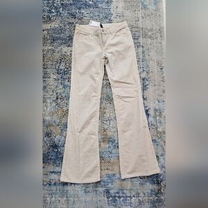 New H&M Beige Corduroy Pants - Size 6